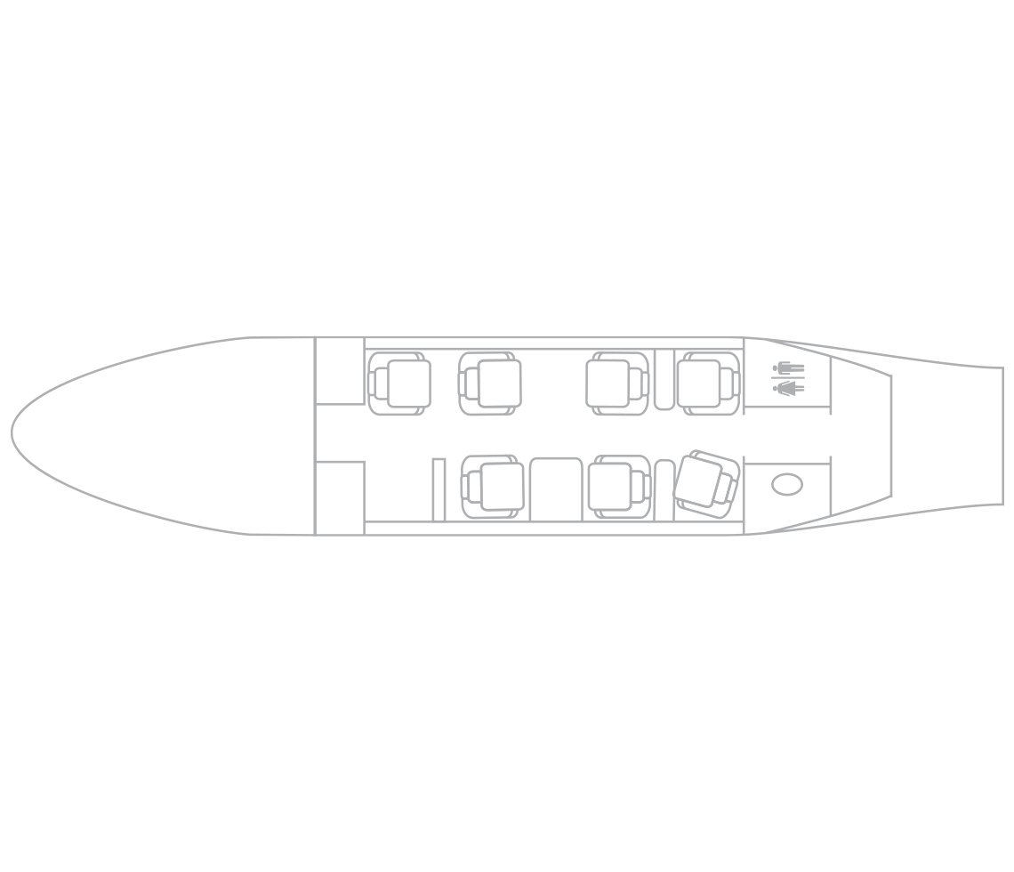 Embraer Legacy 450 interior specifications