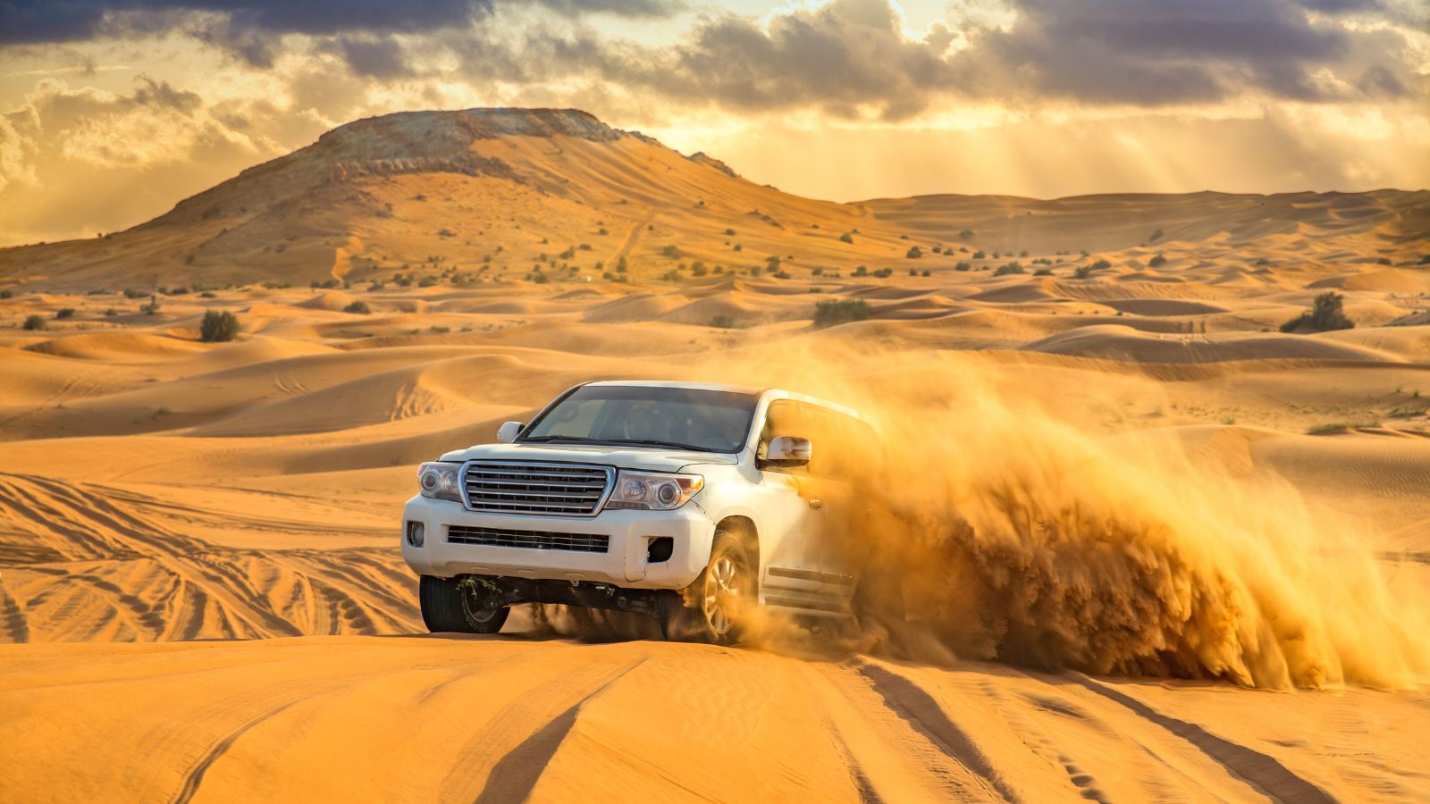 Offroad desert safari in the Dubai desert