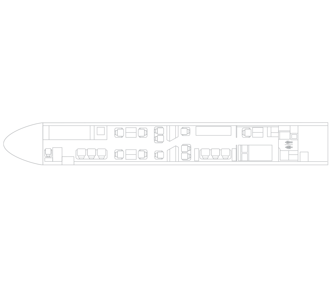 Bombardier Global 7500 interior cabin specifications
